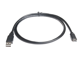 Кабель REAL-EL USB2.0 AM-Type C 1m чорний, photo number 2
