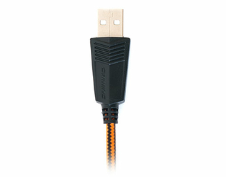 Наушники REAL-EL GDX-7700 SURROUND 7.1 black-orange игровые с микрофоном USB, фото №8