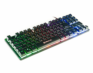 Клавіатура REAL-EL Gaming 8710 TKL Backlit USB ігрова з підсвічуванням, numer zdjęcia 8