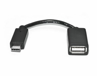 Кабель REAL-EL USB OTG Type C 0.1m черный, фото №2