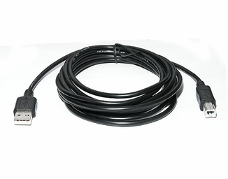 Кабель REAL-EL USB 2.0 Pro AM-BM (інтерфейсний) 2m чорний, фото №2