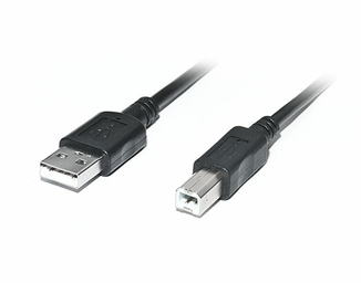 Кабель REAL-EL USB 2.0 Pro AM-BM (інтерфейсний) 2m чорний, фото №4