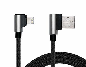 Кабель REAL-EL USB 2.0 Premium AM-8pin (Lightning) 1m чорний, photo number 2