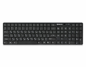 Клавіатура + мишка REAL-EL Comfort 9010 Kit Wireless беспровідні, photo number 4