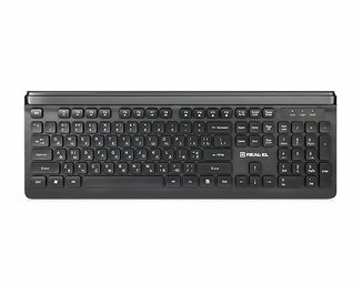 Клавіатура REAL-EL Comfort 7085 USB чорна, фото №4