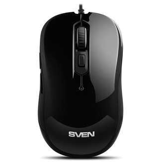 Мышка SVEN RX-520S бесшумная USB черная, фото №11