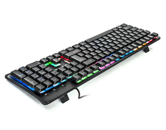 Клавіатура REAL-EL Comfort 7011 Backlit USB ігрова з підсвічуванням, numer zdjęcia 4