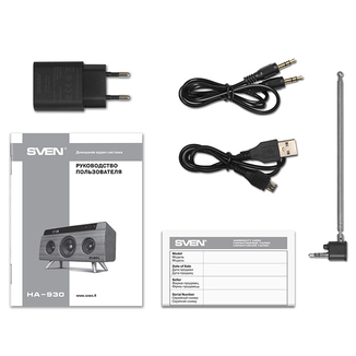 Домашняя аудио система SVEN HA-930 бамбук (30 Вт, Bluetooth, FM, USB, LED-дисплей, 2x2200мА*ч), photo number 5