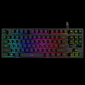 Клавиатура SVEN KB-G7400 TKL игровая с подсветкой черная, numer zdjęcia 2