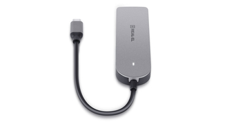 Type C мультифункциональный хаб USB 3.0 REAL-EL CQ-415 серый, numer zdjęcia 7