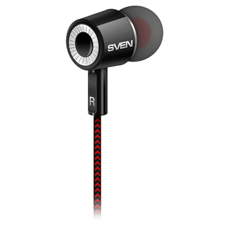 Навушники SVEN E-108 black-red, photo number 5