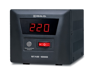 Стабилизатор напряжения REAL-EL STAB-1000 уценка, фото №2