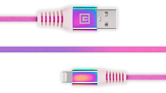 Кабель REAL-EL MFI USB A - Lightning Rainbow 1m, фото №5
