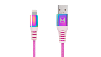 Кабель REAL-EL MFI USB A - Lightning Rainbow 1m, фото №6
