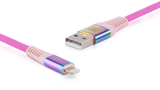 Кабель REAL-EL MFI USB A - Lightning Rainbow 1m, фото №9