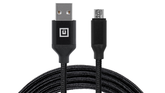 Кабель REAL-EL Premium USB A - Micro USB Fabric 2m чорний, numer zdjęcia 2