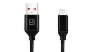 Кабель REAL-EL Premium USB A - Micro USB Fabric 2m чорний, фото №7