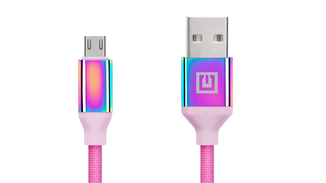 Кабель REAL-EL Premium USB A - Micro USB Rainbow 1m, photo number 5