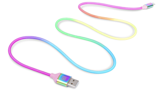 Кабель REAL-EL Premium USB A - Micro USB Rainbow 1m, numer zdjęcia 7