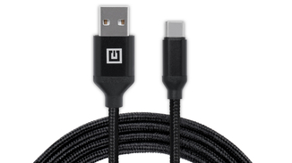 Кабель REAL-EL Premium USB A - Type C Fabric 2m чорний, фото №2