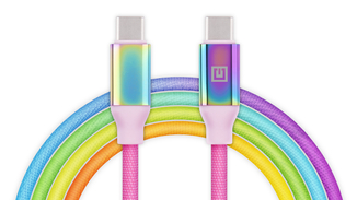 Кабель REAL-EL Premium USB Type C - Type C Rainbow 1m, photo number 2