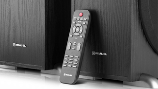 Колонки 2.0 REAL-EL S-2070 black (150W, Bluetooth, USB ﬂash, FM, Karaoke, Opt, coax, ДУ), photo number 5