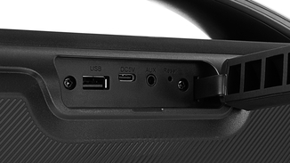 Колонка REAL-EL X-745 Black (40Вт, Bluetooth, USB, AUX, 3000мА*год), фото №5
