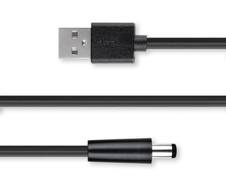 Кабель REAL-EL PWR USB AM DC 5,5/2,1  5v 1m живлення 5 вольт від USB, фото №3