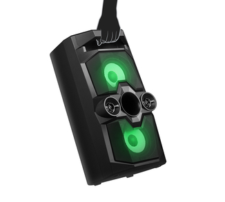 Колонка REAL-EL X-771 Black (50Вт,Bluetooth,USB,microSD,AUX,8000mA), photo number 8