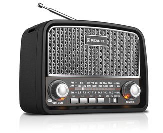 Портативний радіоприймач REAL-EL X-520 black, фото №2