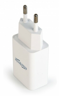 Зарядний пристрій Energenie EG-UC2A-03-W,  USB 2.1 A, білий, фото №4