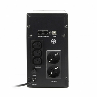 Джерело безперебійного живлення EnerGenie EG-UPS-035 2000VA, LCD, USB, серія Pro, numer zdjęcia 3