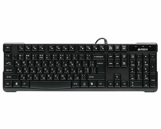 Клавіатура A4-Tech KR-750 USB, чорна, 103 keys, Win.Vista x86 Comfort Rounded Edge keyboard, photo number 2