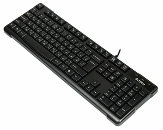 Клавіатура A4-Tech KR-750 USB, чорна, 103 keys, Win.Vista x86 Comfort Rounded Edge keyboard, photo number 3