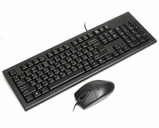 A4Tech KR-8520D, кмплект дротовий клавіатура з мишою, numer zdjęcia 3
