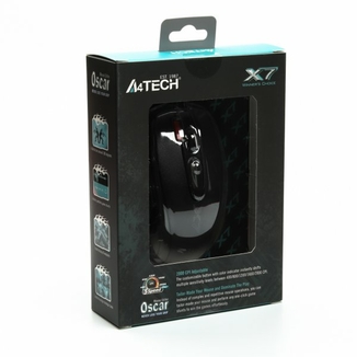 Миша A4Tech X710BK USB, iгрова , чорна, фото №8