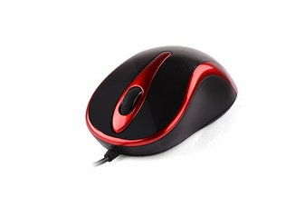 Миша A4Tech N-350-2 (Red+Black) міні V-Track USB, 1000 dpi, 4D колесо, фото №6