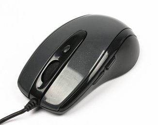 Миша A4Tech N-708X  V-Track USB, чорна-сіра, фото №2