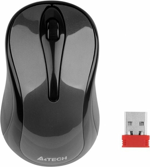 Миша A4-G3-280A  USB V-Track  , бездротова, 1000dpi, cіра, photo number 3
