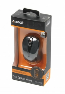 Миша A4-G3-280N USB V-Track  , бездротова, 1000dpi, чорна, numer zdjęcia 5