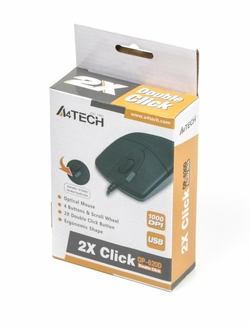 Миша A4Tech   OP-620-D USB,чорна, фото №5