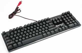 Механічна клавіатура A4Tech Bloody B820R ігрова, USB, LED-підсвічування, Full Light Strike Red, фото №4