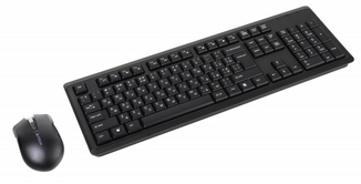 Комплект бездротовий A4 Tech 4200N, V-Track, клавіатура+миша, чорний, фото №2