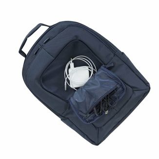 RivaCase 8460 темно-синій рюкзак для ноутбука 17 дюймів., фото №11