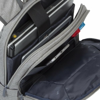 RivaCase 7760 сірий рюкзак  для ноутбука 15.6 дюймів., photo number 9