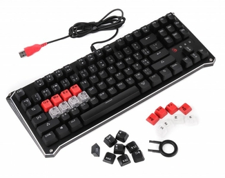 Механічна клавіатура A4Tech Bloody B930,  чорна, RGB підсвічування клавіш,турнірний формат, USB, фото №5