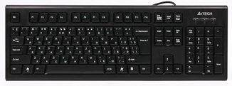 Комплект A4Tech клавіатура+мишка KRS-85+OP-720, USB, Чорна, фото №3