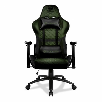Крісло ігрове ARMOR One X , темно зелений колір, фото №2