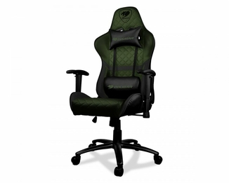 Крісло ігрове ARMOR One X , темно зелений колір, фото №3