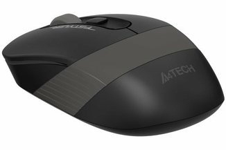 Миша бездротова A4Tech Fstyler FG10 (Grey),  USB, колір чорний+сірий, фото №6